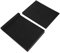 DIKACA 2pcs Anti-vibration Sponge Pad Speakers Sound Bar Soundproof Mat Pad Sound Pads Sponge Sound Cushion Speaker Pad Bass Desktop