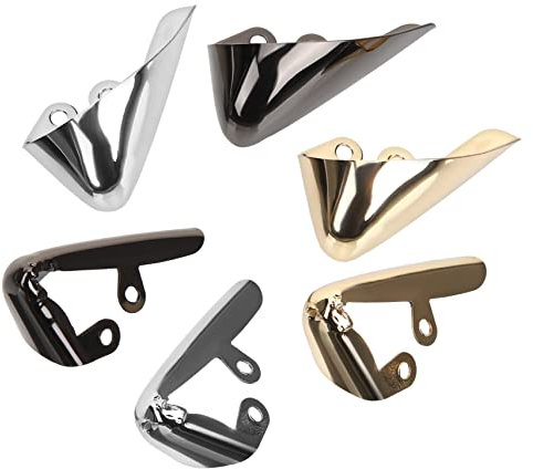 SOIMISS 6 protezioni per le dita delle scarpe, protezione per la testa, per la protezione delle scarpe, antirughe, in metallo, punta degli stivali, tacco alto, 3.30X1.80X0.50CM, Metallo, Nessuna