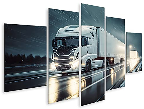 islandburner Prime Bild auf Leinwand LKW Truck Lastwagen Kinderzimmer Bilder Wandbilder Poster