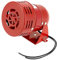 QWORK® Elektrische Sirene 110DB, Rote Mini-Alarmsirene MS-190 aus Metall, für Fabrik und BAU
