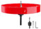 250 mm Lochsäge mit 1 SDS-Plus-Dorn und 1 Sechskantschaftdorn, HSS-Bimetall-Lochbohrschneider für Holzbretter, Kunststoff und dünnes Metall (250 mm)