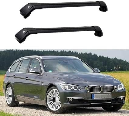 ZanLIn Auto Dachgepäckträger für BMW 3er F31 Kombi 2011 2012 2013 2014 2015 2016 2017 2018 2019, Dachträger-Querstangen Relingträger Querträger Lastenträger GepäCktransport Zubehör
