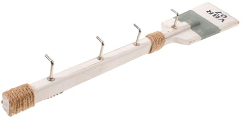 KITANDOVE Mediterraner Holz-haken Im -design Dekorativer Wandhaken Aus Holz Für Wandgestaltung Vielseitig Einsetzbar Für Flur Und Wohnräume Zufälliger Stil