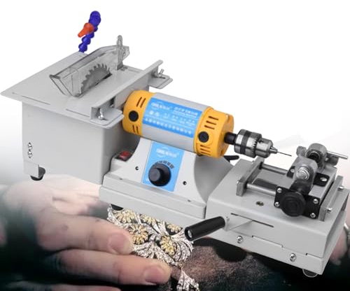 Mini-Tisch-Steinsäge Edelstein-Schmuck-Stein-Poliermaschine Elektrische Stein-Schneide-Maschine Schmuck-Lapidarium-Ausrüstung Tischdrehbank