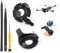 Pour DJI Mini 3 Gimbal Absorption des Chocs Caoutchouc Remplacement pour DJI Mini 3 Pro Amortisseur Gimbal Caméra Amortisseur Drones Accessoires Pièces avec Outils de Réparation (Caoutchouc Gauche et