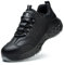Zapatos de Seguridad para Hombre Mujer Calzado de Seguridad Antideslizante Comodo Zapatillas de Trabajo con Punteras de Acero Transpirable Negro 37