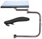CAFIEDR Keyboard Tray Drawer, Keyboard Platform Tray Keyboard Desk Edge/Table Side/Chair Leg Clamping Keyboard Ergonomic Adjustable Holder Laptop Desk Tablet Holder Mouse Pad,4