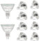 Y.W.Licht 10 Stück MR16 GU5.3 Halogen Leuchtmittel 12V 20W Dimmbar Warmweiß Halogenspot Reflektor Glühlampe Birne Halogenstrahler für Einbau Schienenbeleuchtung Schrankleuchte, Ausstellungsleuchten