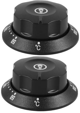 PRETYZOOM Perillas De Repuesto Para Horno y Freidora Control De Rango De Temperatura Fácil De Usar