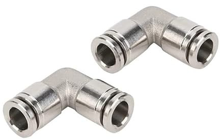 SS304 pneumatic PV Fitting L Type 90 Degree Union Elbow Push To Pneumatic PV Quick Connector L-shaped bend 4-16mm(4x4mm)
