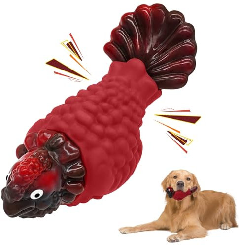 WinTour Jouets à mâcher pour chiens de grande race agressifs – Boules robustes et indestructibles avec couinement – Super jouets à mâcher pour grands chiens