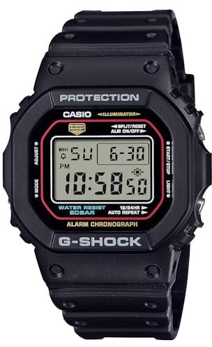 Casio DW-5600RL-1ER Uhr Digitales Quarzuhrwerk Resina/Resina a Base biologica Mann