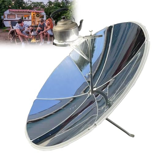 ELIKBH Cuideur à Solaire Portable,Concentrateur Solaire,Cuiseur Solaire Extérieur de Camping,Four Extérieur pour Camping,Camping Barbecue Cuisson des