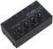 Vjsujehgy EU Enchufe, Ha400 Ultra-Compacto 4 Canales Mini Audio Estéreo Amplificador De Auriculares con Adaptador De Corriente Negro