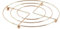 MIXEL Copper Hot Pan Pot Stands, Trivet Holder, Wide Range Of Application, Easy To Clean, Sturdy & Durable, Table Ring, Heat Resistant, Chrome Plated, Surface Protection, Lightweight (1 PCS)