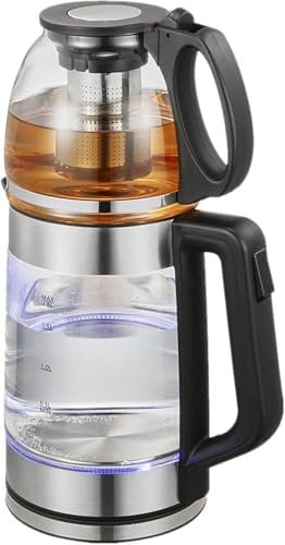 Téage de Verre Turc à 2 Niveaux électrique Tea Samovar Samovar Auto-Filtering The MAUILLEUR d'eau DE Save