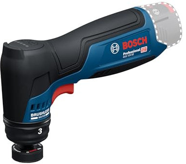 Bosch Professional 12V System Akku-Schwingschleifer GSS 12V-32 (inkl. montiertem 32 mm Klett-Schleifteller, 32 mm selbstklebender Schleifteller)