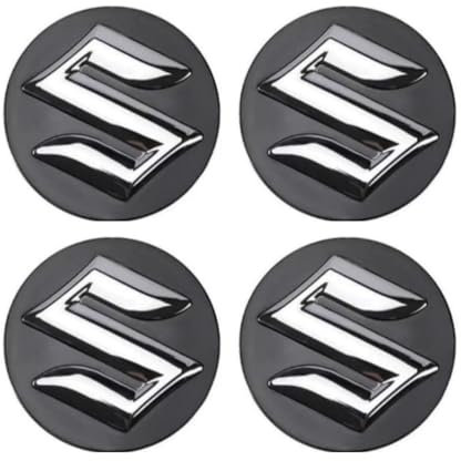 XVBFSC 4 Pièces Cache Moyeux pour Suzuki Across 2020-, Capuchon Enjoliveur Centre Roue Centre de Jante Capuchons Badge Logo Accessoires,B-54mm
