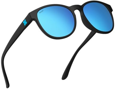 Sungod Sierras™ Sunglasses - Lightweight Eyewear with UV400 Protection Frame - Silver Blue