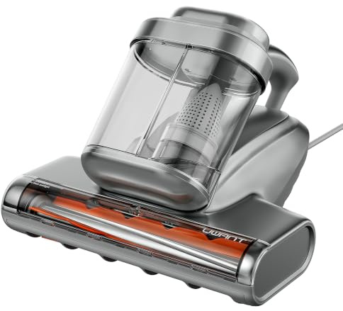 uwant M700 Battimaterasso Antiacaro Aspirapolvere per Materassi e Tessuti 700W, 18.000Pa, 60.000 BPM Aria Calda 65°C Luce UVC Doppio Contenitore Anti-Groviglio LED MiteTrack Aspira Divano e Materasso
