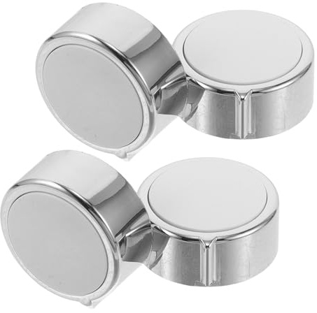 CHILDWEET Manopola Timer di Sostituzione per Forno e Friggitrice ad Aria, 4 Pezzi in Plastica Argento, Facile da Installare, Accessorio per Elettrodomestici da Cucina