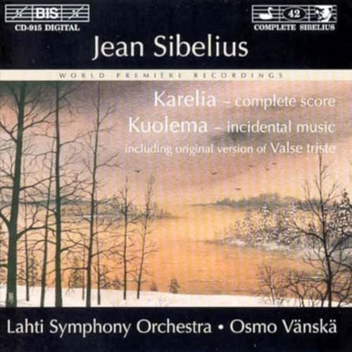 Sibelius: Karelia - Complete Score / Kuolema - Incidental Music