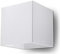 SOLLUX lighting Quad 1 Wandleuchte Innen mit rechteckigem Schirm – Wandlampe für Wohnzimmer und Esszimmer – Flurlampe aus Aluminium in Weiß, 10 x 12 x 10 cm