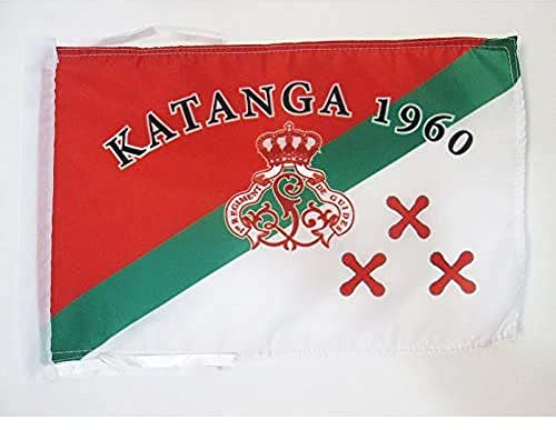 AZ FLAG Katanga 1960 Flag 45x30 cm 100D Polyester Cords | Indoor and outdoor use Democratic Republic of the Congo 12x18 in decorative flag double stitched seams and reinforced edges