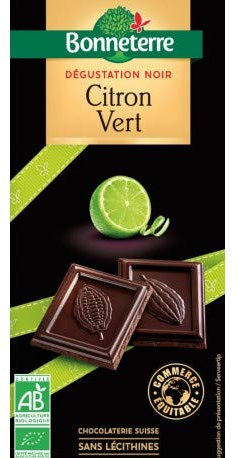CHOCOLAT NOIR CITRON VERT 90G