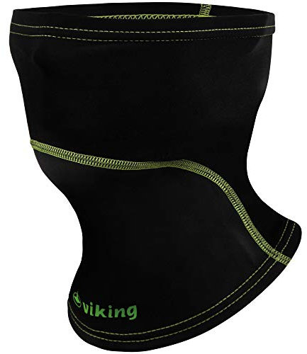 VIKING Unisex X modischer Schal, schwarz/gelb, Einheitsgröße