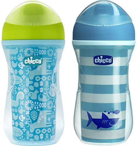 Chicco 6981200050 Active - Tazza con bordo rigido, parete isolante