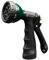 AUTOMAN-Garden-Hose-Nozzle, Metal Water Spray Nozzle with Heavy Duty 7 Adjustable Watering Patterns,Slip Resistant for Watering Plants,Lawn& Garden,Washing Cars,Cleaning,Showering Pets & Outdoor Fun.
