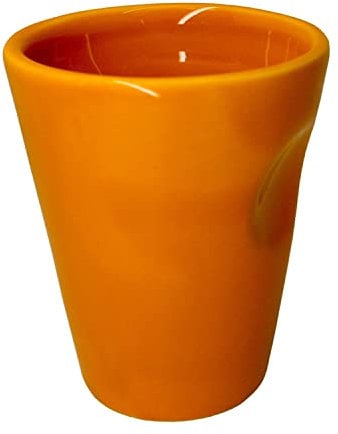 Nerthus FIH 486 Orange Porcelain Espresso Cup