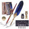 AOMAYLL Ensemble stylo plume et encre de calligraphie vintage, Plume de calligraphie vintage (25 Pièces) - Pour les Débutants, Adultes et Enfants.