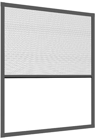Primaster Insektenschutz-Plissee 130x150cm anthrazit UV-beständig abwaschbar