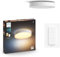 Philips Hue White Ambiance Devere Deckenleuchte L weiß 3300lm inkl. Dimmschalter, dimmbar, alle Weißschattierungen, steuerbar via App, kompatibel mit Amazon Alexa (Echo, Echo Dot)