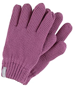 Sterntaler Baby Unisex Fingerhandschuhe Kinder Strick-Fingerhandschuh Handschuh - Fingerhandschuhe - gefüttert mit Fleece - brombeer, 3