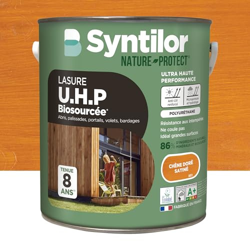 Syntilor - Lasure U.H.P. Biosourcée Chêne Doré Satiné 5L