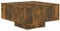 vidaXL Couchtisch Beistelltisch Wohnzimmertisch Kaffeetisch Sofatisch Teetisch Tisch Wohnzimmer Räuchereiche 60x60x31,5cm Holzwerkstoff
