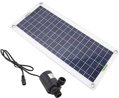 30-Watt-Solarpanel-Kit, DIY-Solar-Wasserbrunnenpumpe für den Außenbereich, Solarpanel-Brunnenpumpen-Kit für Teich-Hydroponik-Gärten