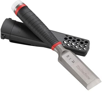 Hultafors HDC38 Heavy-Duty Chisel 38mm, Forged in one Piece with Continuous Robust I-Profile for Extreme Breaking Strength