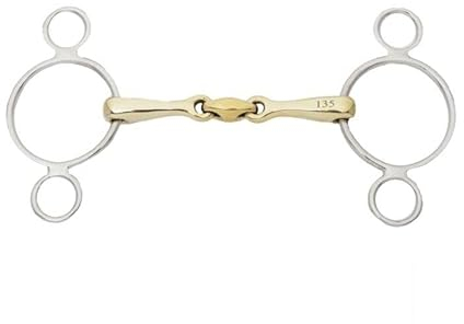 3-Ring Gebiss KavalBit 16mm - doppelt gebrochen