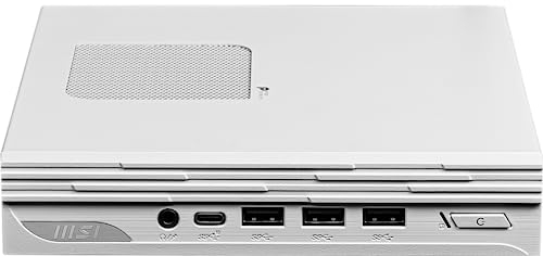 MSI Pro DP10 13M-004EU - Mini PC (Intel i5-1340P, Intel Iris Xe Graphics, 8GB, 512GB SSD, Windows 11 Pro, 1.1 litros, Wi-Fi 6) Blanco