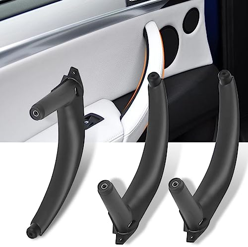 Altsbaos 3 PCS Kompatibel mit Türgriff bmw X5 E70 2008-2013,X6 E71/E72 2008-2014 Handgriffe links + Türgriff innen rechts X5 E70/X6 E71 E72 Türgriff Innen (schwarz)