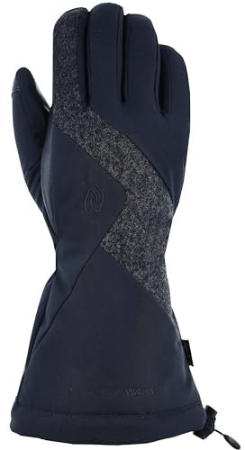 Roeckl Herren Skihandschuhe Serfaus Black-Graphite mélange 10 1/2