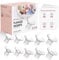 Nursi Luna Flange Inserts 10PCS 13/15/17/19/21mm for 24mm Flanges/Shield of Most Pumps, Flange Sizing Kit Silicone Flanges Insert, Breastfeeding Essentials Kit for New Moms