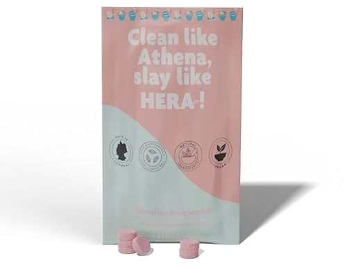 HERA organics AthenaPure Reinigungstabs | 6 Stück | sichere & schnelle Reinigung für Menstruationsschwamm | biologisch abbaubar | natürliche Inhaltsstoffe