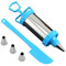 Uozonit Seringue de décoration de gâteau en métal, seringue à Passepoil pour décoration de gâteau | Outils de décoration de crème Dessert réutilisables,Kit de tuyauterie de glaçage de Cupcakes,
