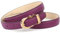 Anthoni Crown Unisex Damengürtel Gürtel, Lila, 75