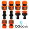 Garden Hose Pipe Connector Set - Tap to Hose Connectors Adapter, 3/4'' & 1/2'' Double Male Fittings